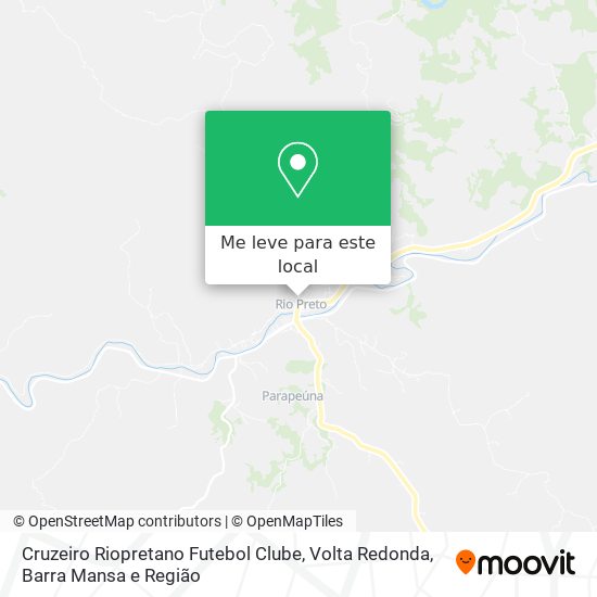 Cruzeiro Riopretano Futebol Clube mapa