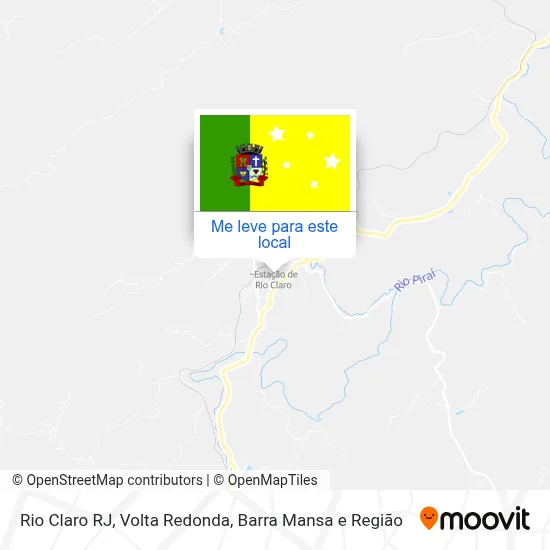 Rio Claro RJ mapa