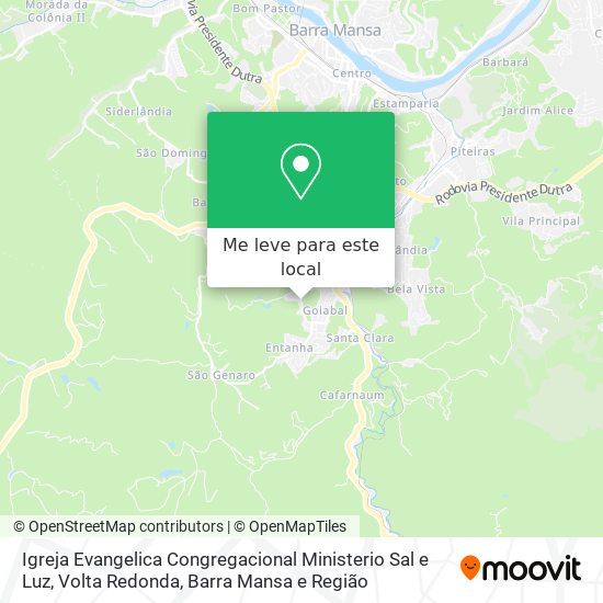 Igreja Evangelica Congregacional Ministerio Sal e Luz mapa