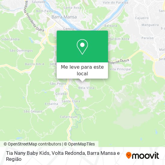 Tia Nany Baby Kids mapa