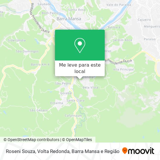 Roseni Souza mapa