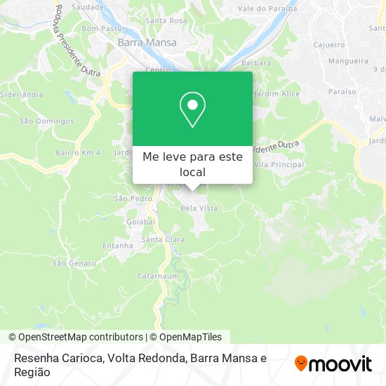 Resenha Carioca mapa