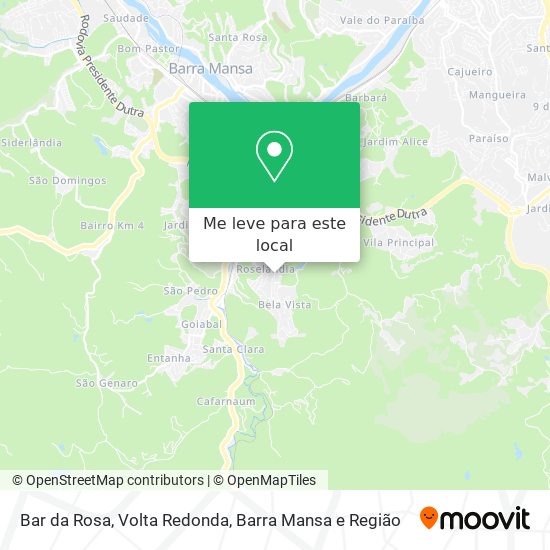 Bar da Rosa mapa