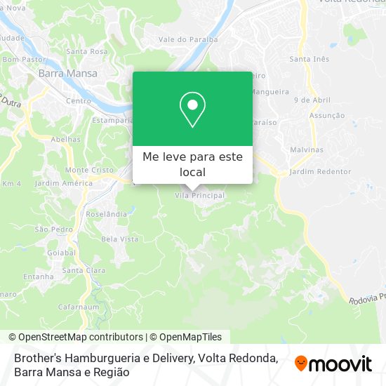 Brother's Hamburgueria e Delivery mapa