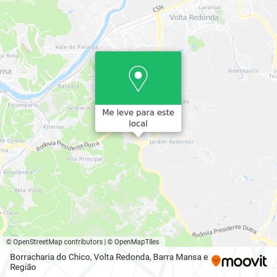 Borracharia do Chico mapa