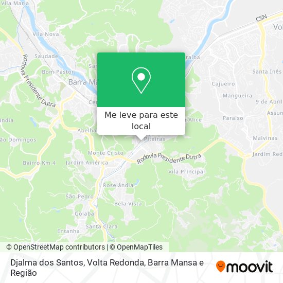 Djalma dos Santos mapa