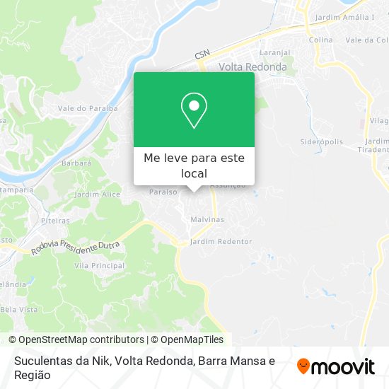Suculentas da Nik mapa