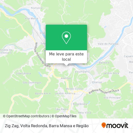 Zig Zag mapa