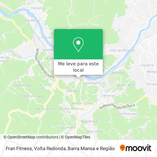 Fran Fitness mapa