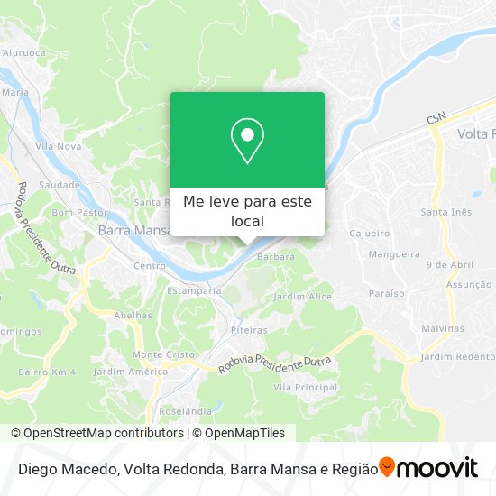 Diego Macedo mapa