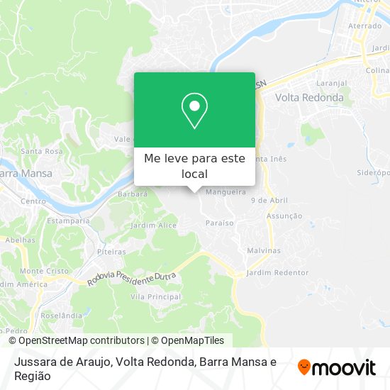 Jussara de Araujo mapa