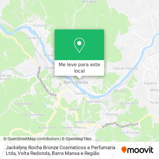 Jackelyny Rocha Bronze Cosmeticos e Perfumaria Ltda mapa
