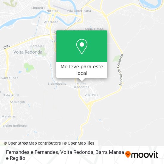 Fernandes e Fernandes mapa