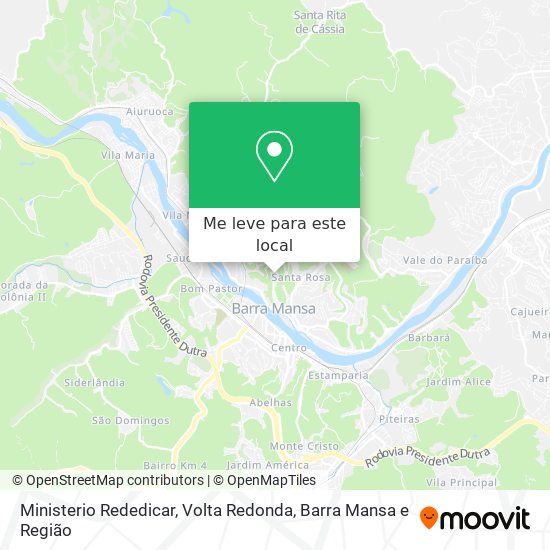 Ministerio Rededicar mapa