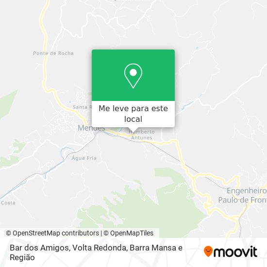 Bar dos Amigos mapa