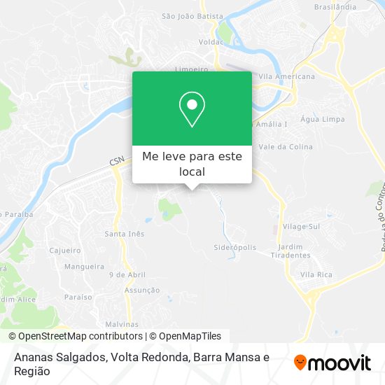 Ananas Salgados mapa