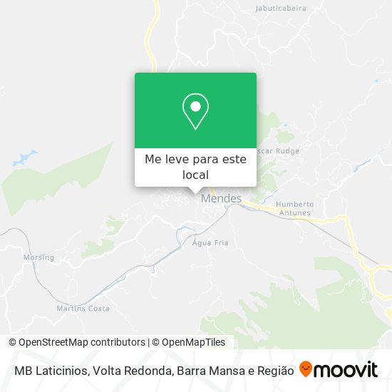 MB Laticinios mapa