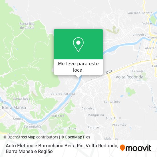 Auto Eletrica e Borracharia Beira Rio mapa