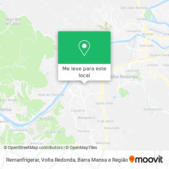 Remanfrigerar mapa