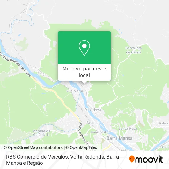 RBS Comercio de Veiculos mapa