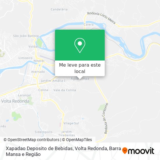 Xapadao Deposito de Bebidas mapa
