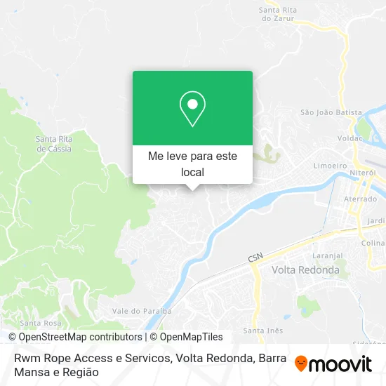 Rwm Rope Access e Servicos mapa
