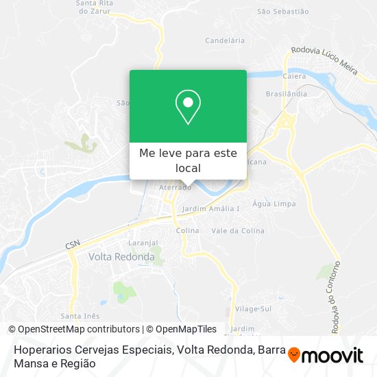 Hoperarios Cervejas Especiais mapa