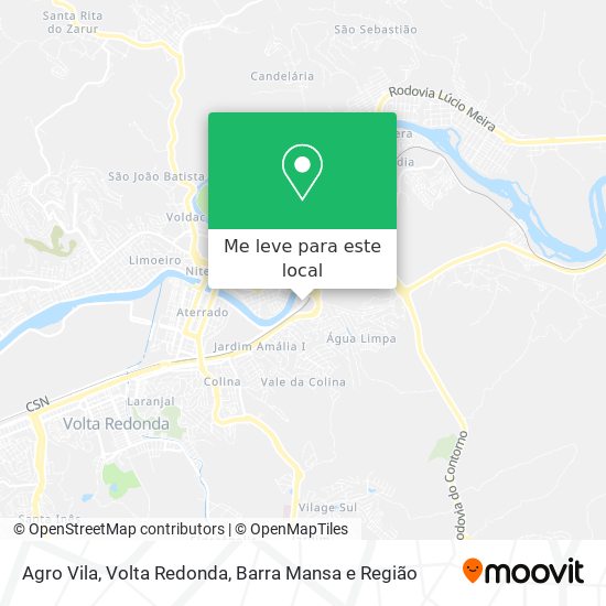 Agro Vila mapa