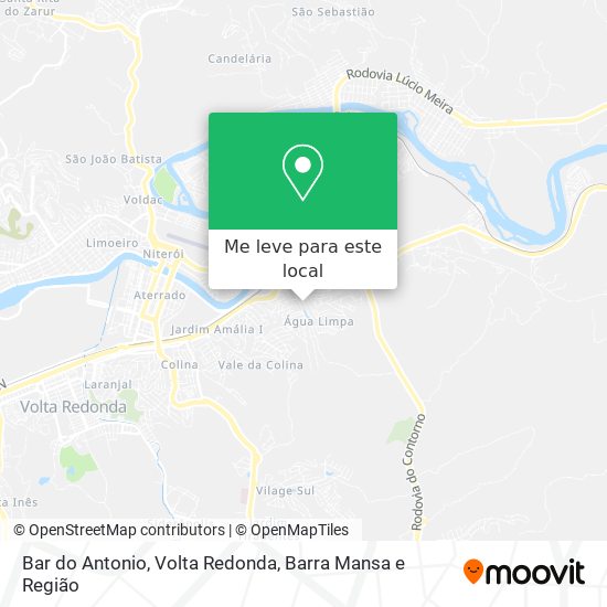 Bar do Antonio mapa