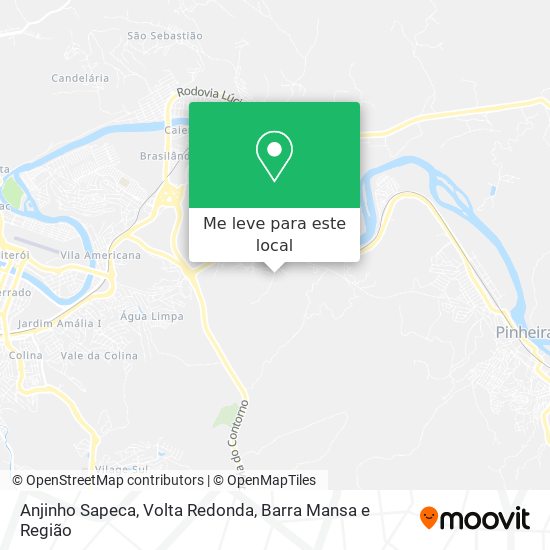 Anjinho Sapeca mapa