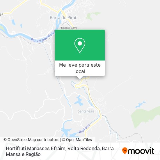 Hortifruti Manasses Efraim mapa