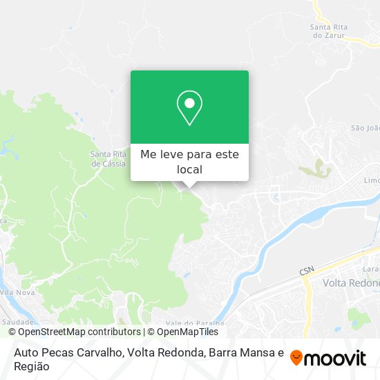 Auto Pecas Carvalho mapa