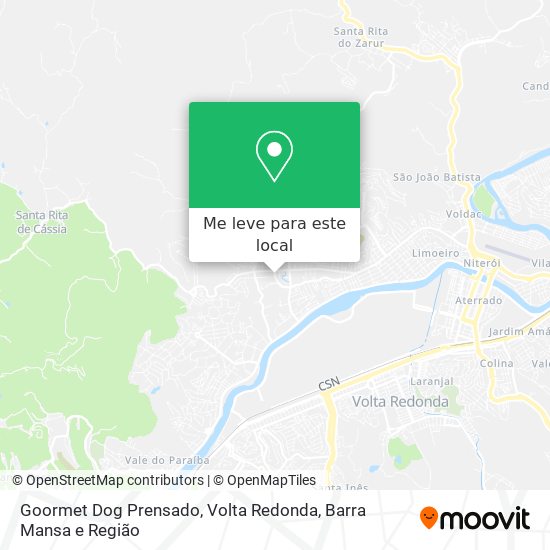 Goormet Dog Prensado mapa