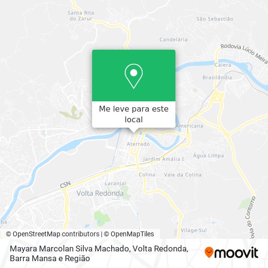 Mayara Marcolan Silva Machado mapa