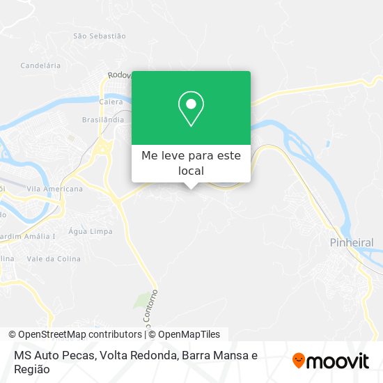 MS Auto Pecas mapa