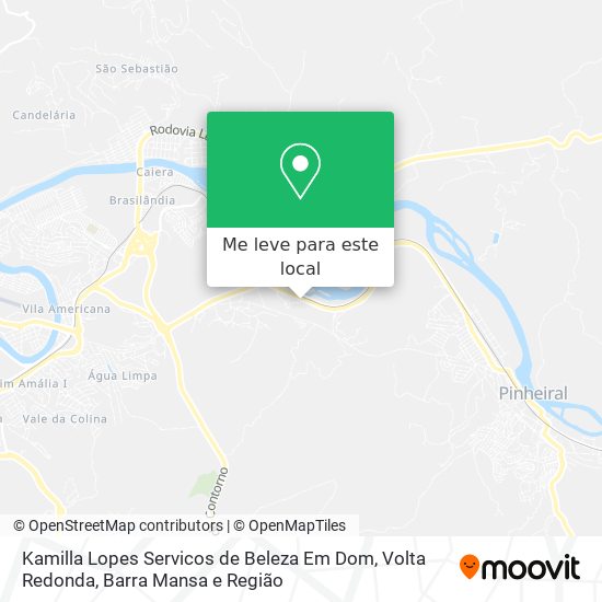 Kamilla Lopes Servicos de Beleza Em Dom mapa