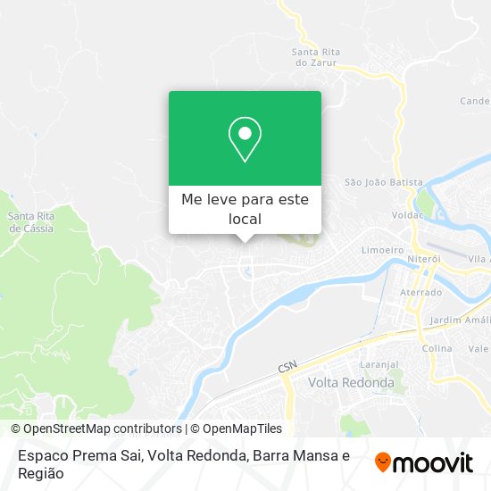 Espaco Prema Sai mapa