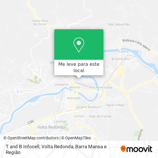 T and B Infocell mapa
