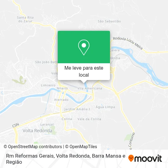 Rm Reformas Gerais mapa