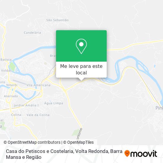 Casa do Petiscos e Costelaria mapa