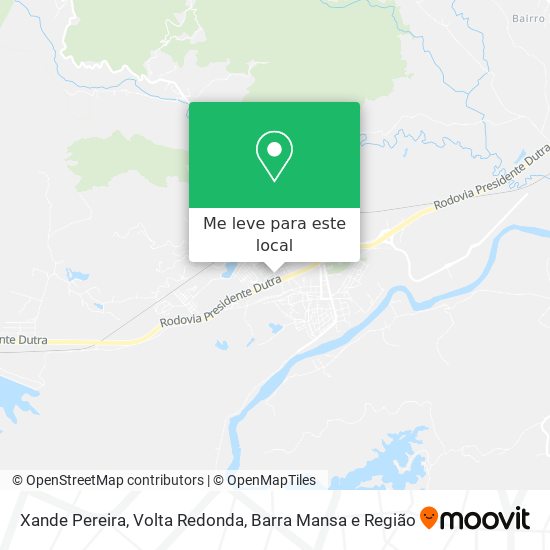 Xande Pereira mapa