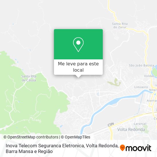 Inova Telecom Seguranca Eletronica mapa