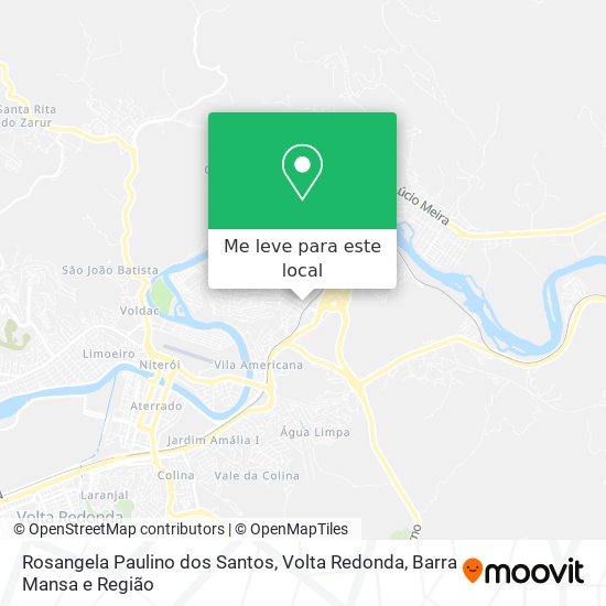 Rosangela Paulino dos Santos mapa