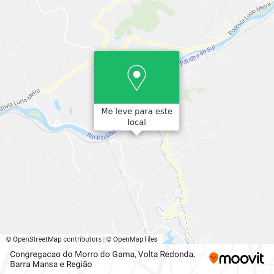 Congregacao do Morro do Gama mapa