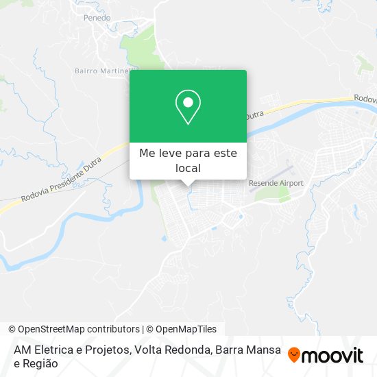 AM Eletrica e Projetos mapa
