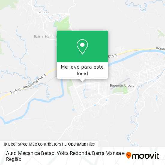 Auto Mecanica Betao mapa