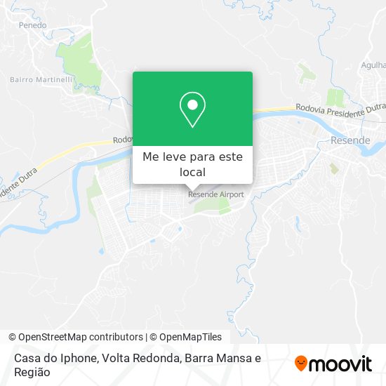 Casa do Iphone mapa