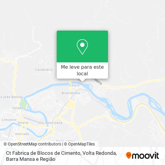 Ct Fabrica de Blocos de Cimento mapa