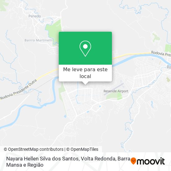 Nayara Hellen Silva dos Santos mapa