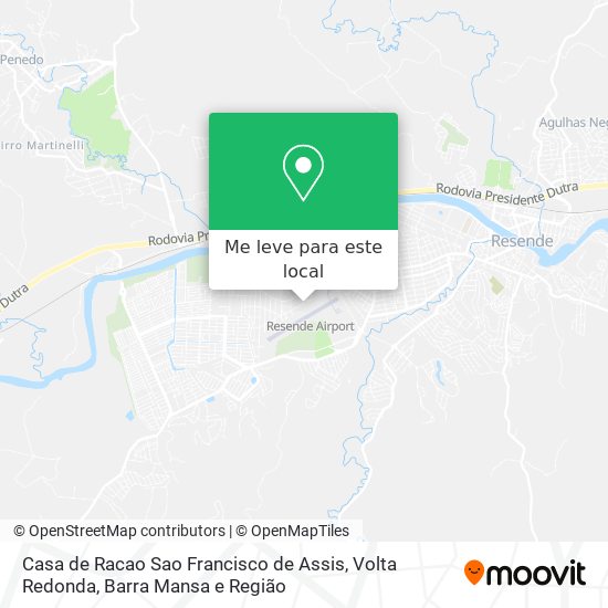 Casa de Racao Sao Francisco de Assis mapa